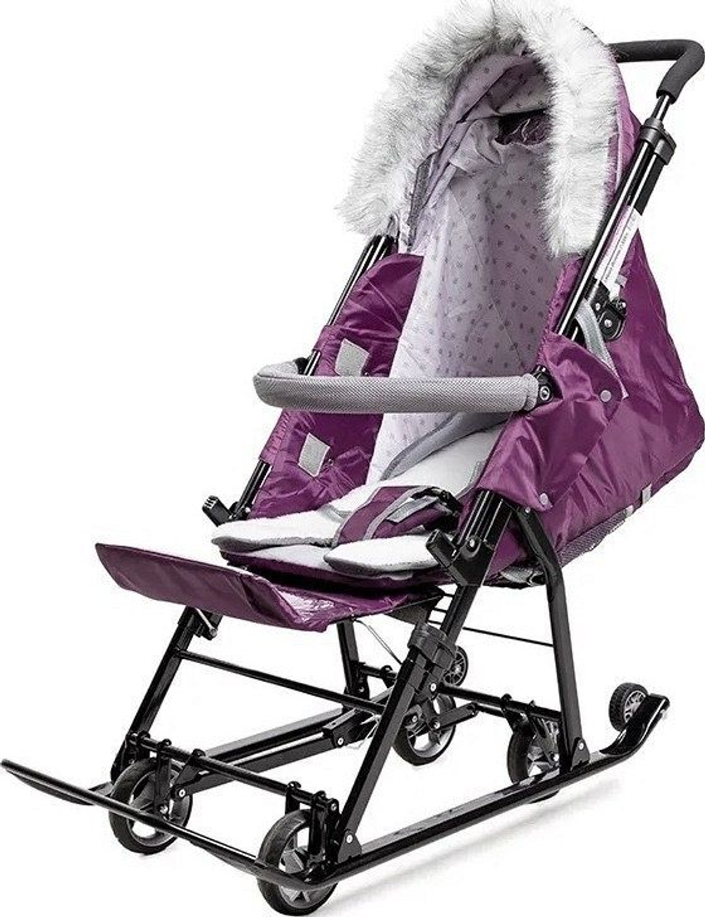 Коляска комбинированная «Ника Детям 7-5SK» ежевичный (арт. НД7-5SK/ЕЖ)