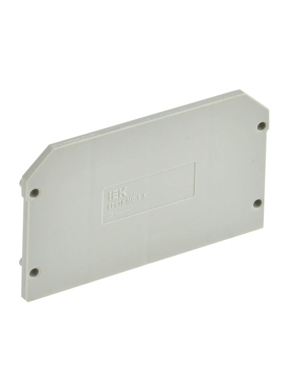 Заглушка для CTS-MC ARMAFIX 4 вывода 4кв.мм сер. IEK YCT12-00-4-K03-004-ZGL