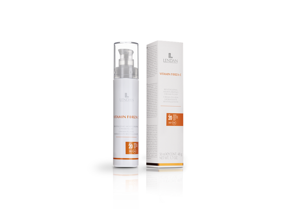 LENDAN Vitamin forza C, Regenerativ moisturising fluid cream, регенерирующий увлажняющий крем-флюид 50 мл.