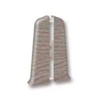 Заглушки Плинтуса Deconica Д55, 215 дуб снежный, (1 пара)