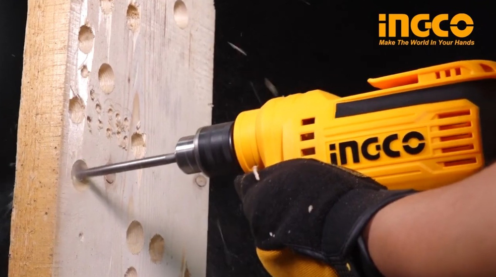 Электрическая дрель INGCO ED50028 INDUSTRIAL 500 Вт 1-10 мм