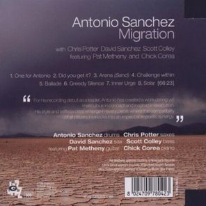 Antonio Sanchez / Migration (CD)