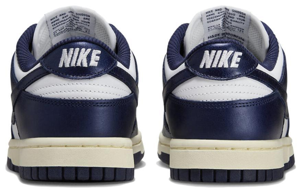 Кроссовки Nike Dunk Low "Midnight Navy And White" 2023 (Женская размерная сетка)