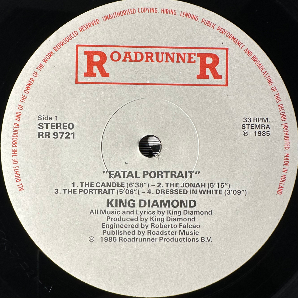 King Diamond ‎– Fatal Portrait (Голландия 1986г.)