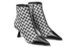Jimmy Choo Ankle Boots 6.5cm Women"s Black White