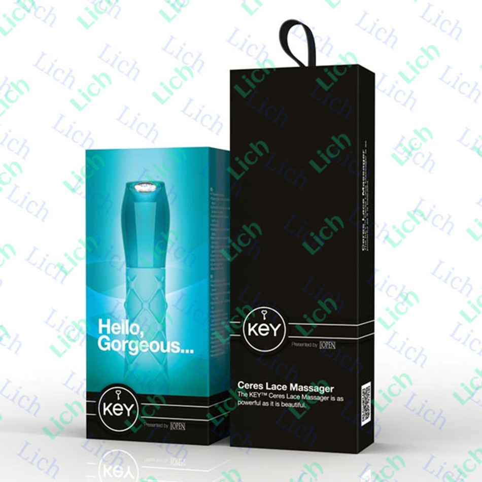 Шикарный голубой вибромассажер Ceres Lace