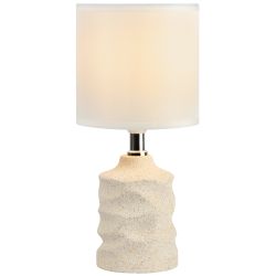 Настольная лампа Rivoli Marian 7549-502 1 х Е14 40 Вт керамика бежевая с абажуром | Rivoli