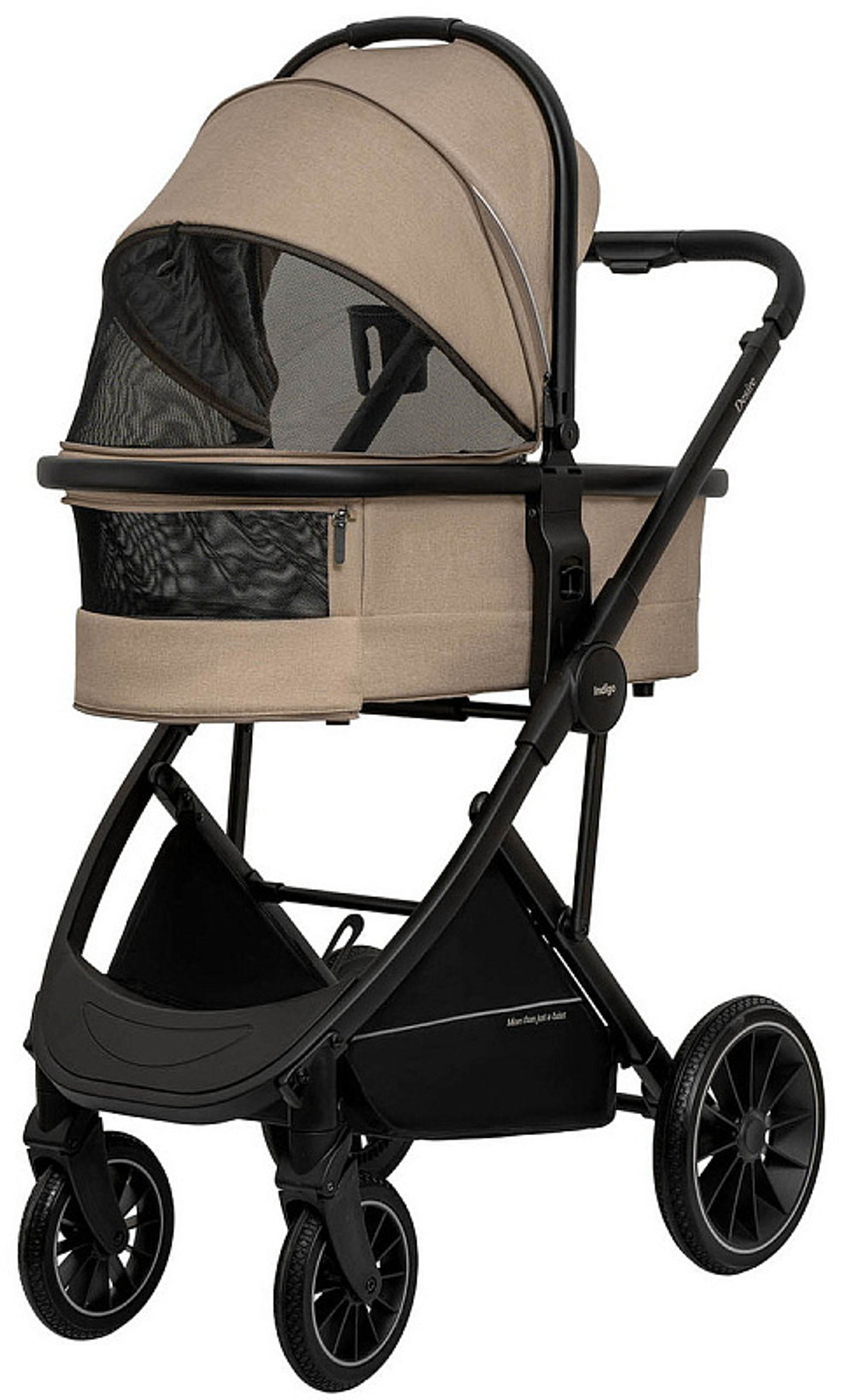 Детская коляска Indigo Desire 3 в 1 бежевый