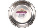 FLAMINGO Миска металлическая для кошек, 190 мл, d=12 см