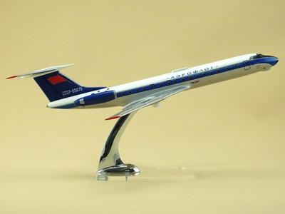 Модель самолета Ту-134А (М1:100, Аэрофлот СССР-65976, Ретро)