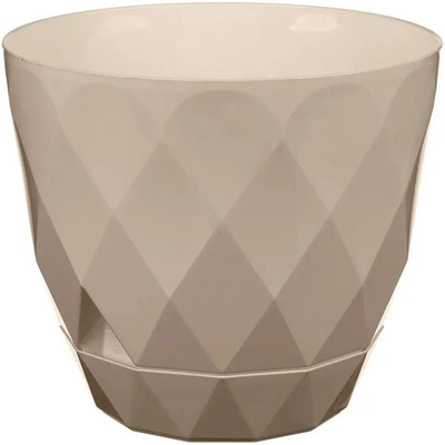Горшок для цветов Laurel D175мм, 2,3л с поддоном (бежевый)