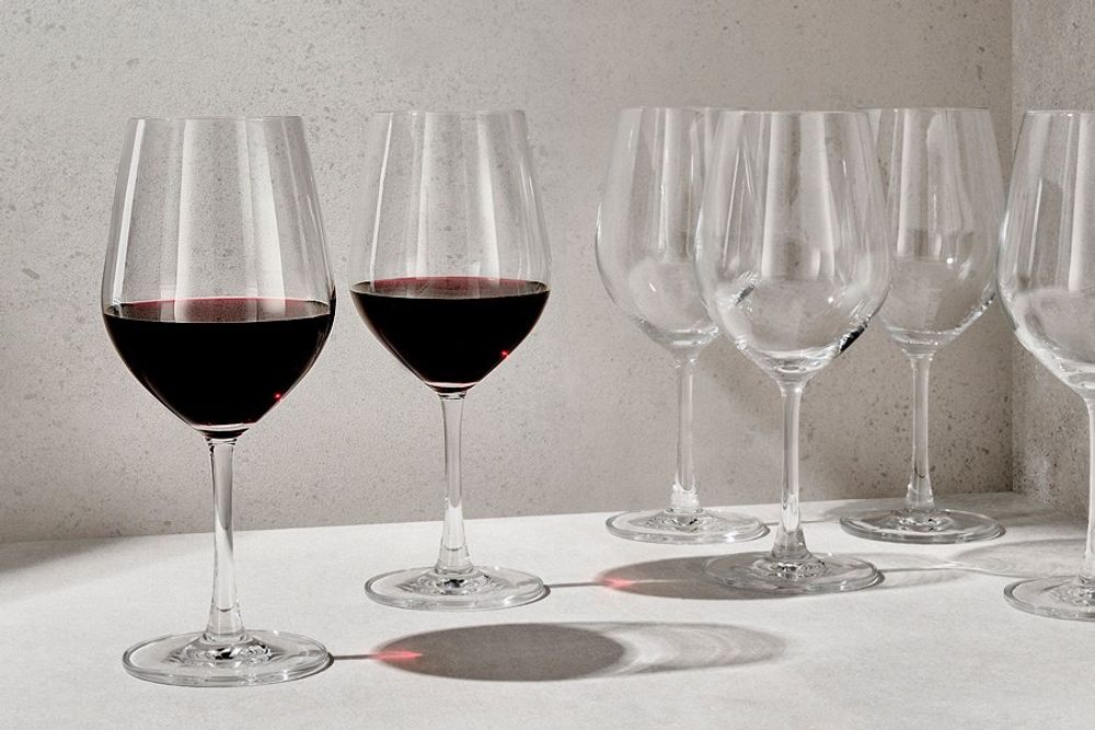 Набор из 6-ти стеклянных бокалов для вина MW827-AS0005, 590 мл, прозрачный