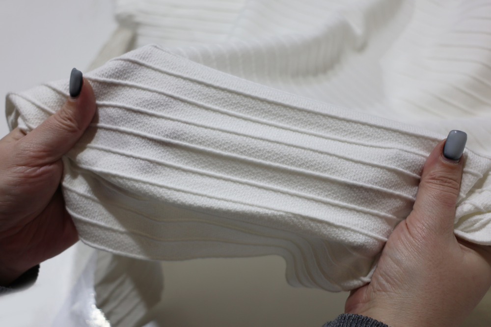 БЕЛЫЙ - Жаккард в полоску (ОЗ85 Елена)