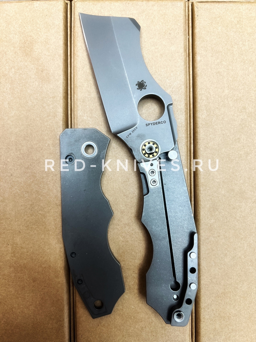 Нож Spyderco Stovepipe - рукоять титан RK-508