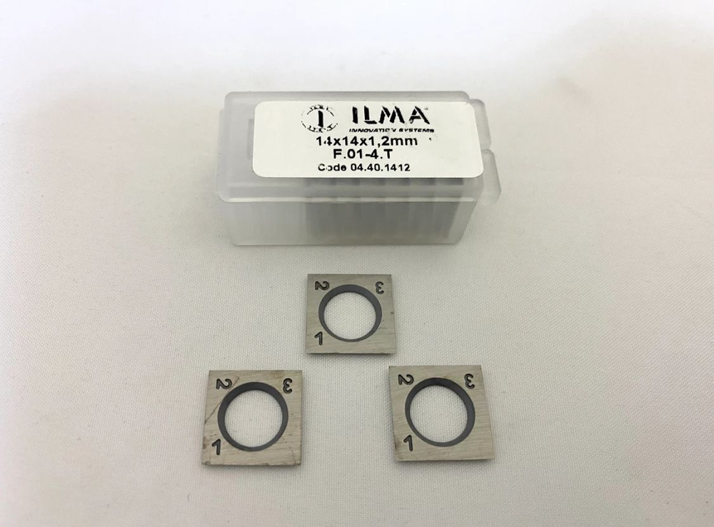 Нож сменный квадратный твердосплавный 14x14x1,2 30° HW, ILMA
