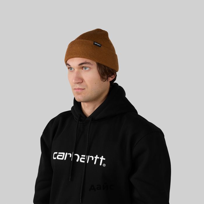 Шапка Carhartt WIP Gordan Beanie артикул:I034236_hamilton_brown - купить в магазине Дайс