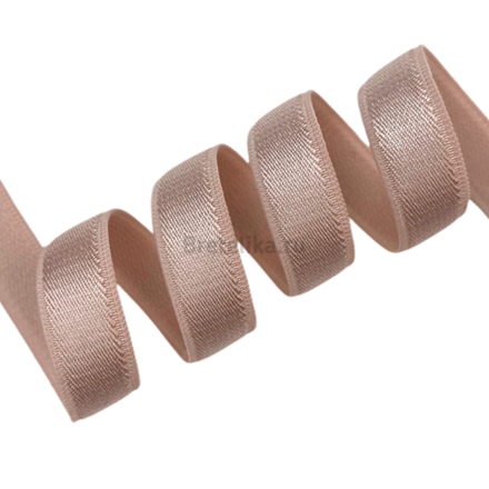 Бретелечная резинка серебристый пион 10 мм, цв. 168