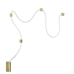 4397/30CL HIGHTECH ODL23 299 ант.бронза/металл/канат Настенно-потолочный св-к накладной (3 крепления в комплекте) IP20 LED 30W 1185Лм 3000K CORDA