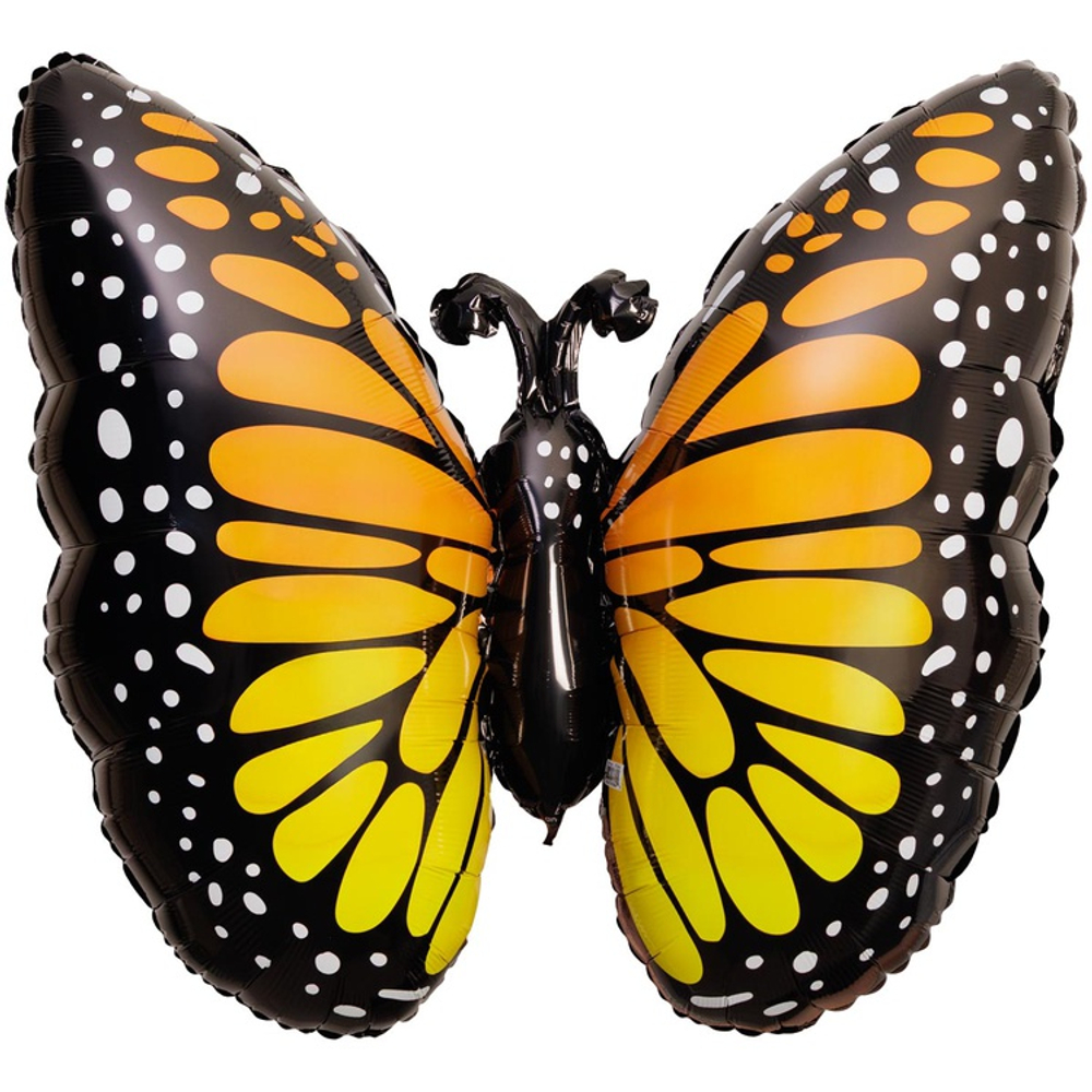 Шар Фольгированный Бабочка Монарх (Оранжевый)