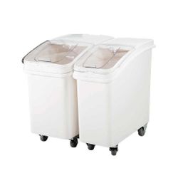 Контейнер для продуктов 102 л передвижной с откидной крышкой пластик P.L. Proff Cuisine