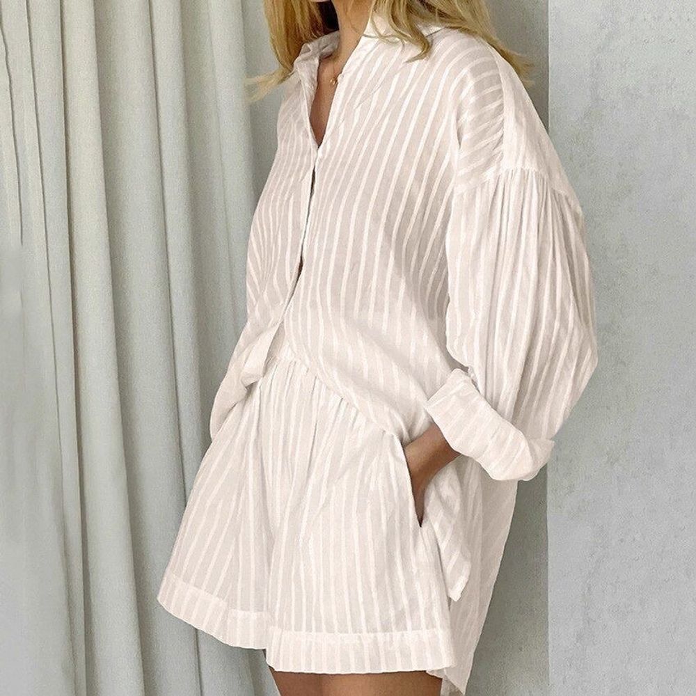 ДО ХЛОПОК Рубашка Шорты КРАПИНКА