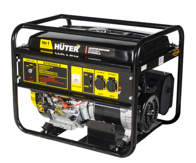 Портативный бензогенератор Huter DY6500LX