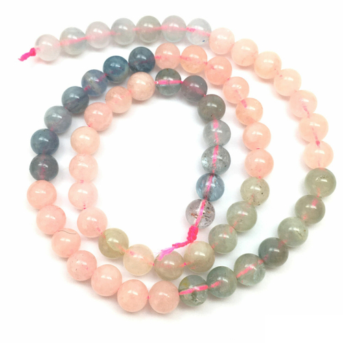 Берилл 6 мм, бусины - шарики (нить)