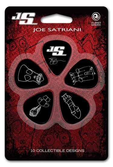 Медиаторы 10шт Planet Waves 1CBK4-10JS Joe Satriani