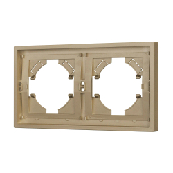 Рамка пластиковая FRM-TENDO-SFPL-2-GD (Arlight, -) 054647