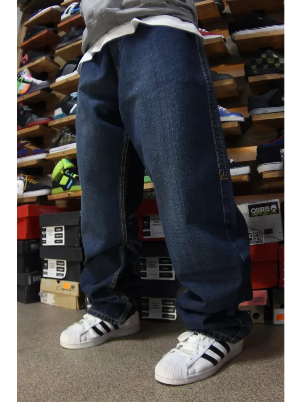 Джинсы прямые широкие трубы от Savitar Shoes Company