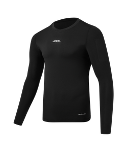Футболка компрессионная с длинным рукавом судейская PerFormDRY Referee Baselayer Tee LS, черный