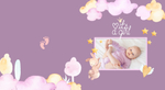 PSD-Шаблон фотокниги "It's a girl"