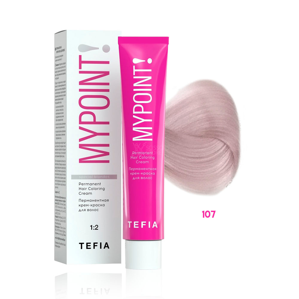 TEFIA Перманентная крем-краска для волос MYPOINT 60мл