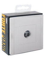 FORTE&PIANO Розетка TV проходная FP229 белый IEK