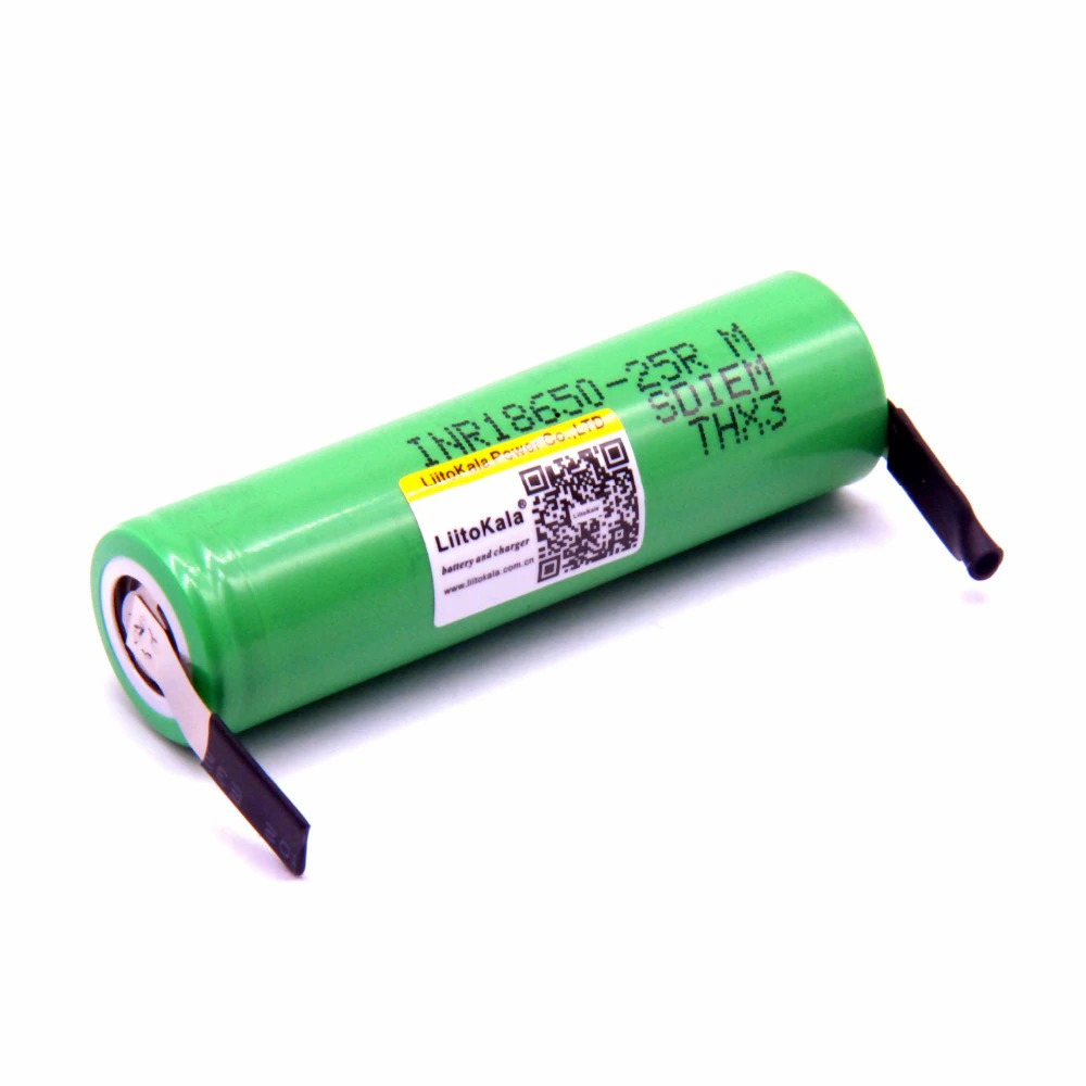 Аккумулятор 18650B 3.7V Li-ion 2500mAh с контактами