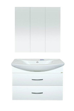 Тумба MISTY Балтика - 80 подвесная с 2 ящ. c умывальником