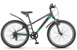 Велосипед 24" Stels Navigator-400 V  р.12" F020  серый/зеленый