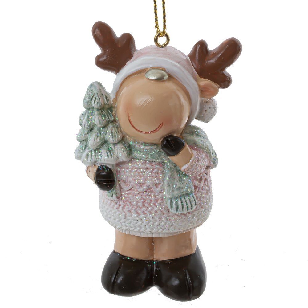 GAEM Фигурка декоративная подвесная "Олень", L4,5 W3 H8 см, 4в.