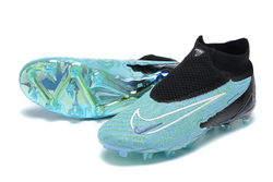 Бутсы Nike Phantom GX Elite FG (Черный+бирюзовый)