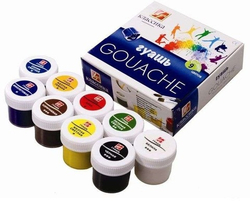 Гуашь классика 9 цветов