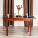 Стол MOSS раздвижной  бук, мдф, 110+30 x 68 x 75 см, Cappuchino