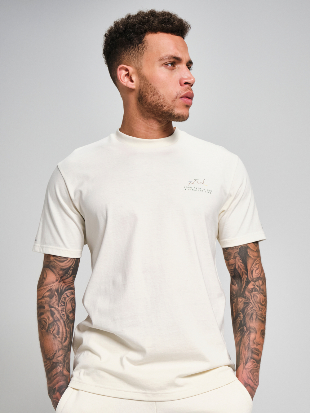 Футболка мужская ORIGINAL CREATOR PATH T-SHIRT, Молочный