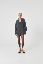 Свитер вязаный big