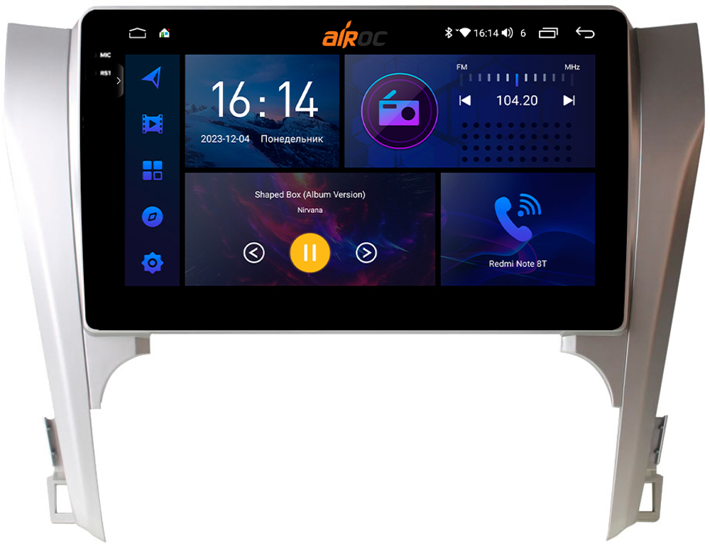Магнитола для Toyota Camry 2011-2014 - AIROC 2K RI-1118 Android 12, QLed+2K, ТОП процессор, 8/128Гб, CarPlay, SIM-слот