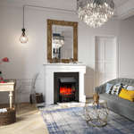 Электрический очаг Real Flame Fobos Lux Black (без пульта)