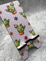 Подставка для телефона деревянная