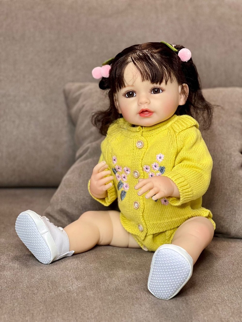 Кукла Реборн виниловая 55см в пакете (FA-308)