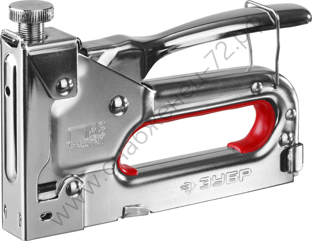 ЗУБР М-53 тип 53 (A/10/JT21) 23GA,(4 - 14 мм), стальной степлер, Мастер (31563)