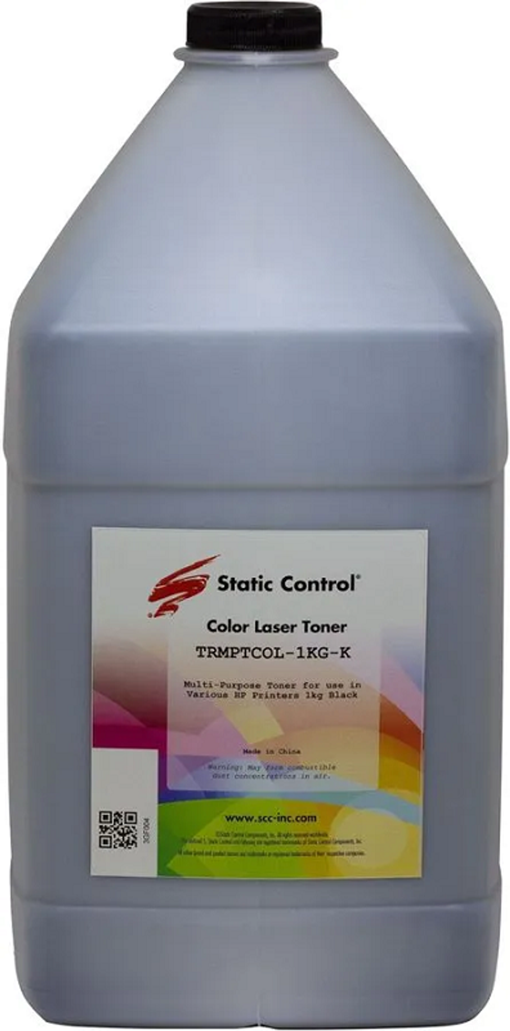 Тонер  Static Control TRMPTCOL-1KG-K