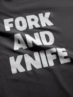 Купить Футболка Hardlunch оверсайз F&K темно-серая Футболка Hardlunch оверсайз F&K темно-серая